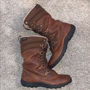 Timberland winter fur-lined boots - size 9